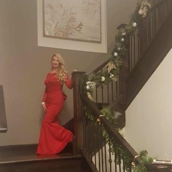 🔺Red-Goddess dress with open back🔻 - Picture 5 of 8